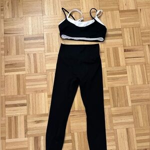 FORM Activewear Set - Layered Bra and Core leggings